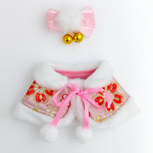 Load image into Gallery viewer, Doll Clothes Outfit Accessories For Labubu V2 V1 Plush Idol Doll's Clothing Red New Year Clothing Cloak Girl Gift
