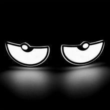 Load image into Gallery viewer, 2Pcs Motorcycle LED Devil'Eyes Lights Demon Eyes Headlight Motorcycle Mini Projector Lens Turn Signal Lamp Car Decoration Lights
