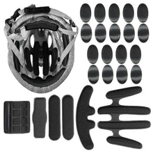 Load image into Gallery viewer, 24Pcs/Set Universal Bicycle Helmet Inner Foam Padding Kits Replacement Sealed Sponge for Motorcycle Cycling Protection Pads
