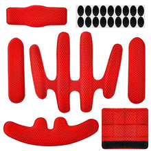 Load image into Gallery viewer, 24Pcs/Set Universal Bicycle Helmet Inner Foam Padding Kits Replacement Sealed Sponge for Motorcycle Cycling Protection Pads
