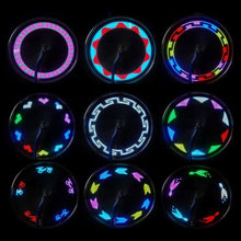 Load image into Gallery viewer, USB Rechargeable 14 RGB LED Bike Wheel Spoke Light Waterproof Bicycle Warning Lights LED Neon Bike Tyre Light Bicycle Rim Decor
