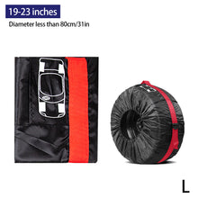 Load image into Gallery viewer, 1Pc Universal Car Spare Tire Covers Case Auto Wheel Tires Storage Bags Carry Tote Tire For Cars Wheel Covers 13-18inch 19-23inch
