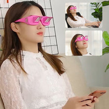 Load image into Gallery viewer, Colorful Lazy Prismatic Periscope Horizontal Glasses Eyeglasses Lazy Reading Glasses Lying Down Bed Reading Watching HD Readers Glasses
