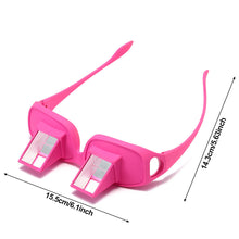 Load image into Gallery viewer, Colorful Lazy Prismatic Periscope Horizontal Glasses Eyeglasses Lazy Reading Glasses Lying Down Bed Reading Watching HD Readers Glasses
