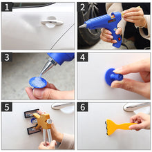 Load image into Gallery viewer, Car Dent Removal Tools Sheet Metal Paintless Dent Puller short T-Dent Pull Set Suction Cup Workshop Kit for Auto Hail Pit Repair
