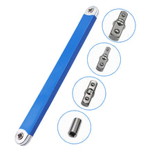 Load image into Gallery viewer, Multifunctional Car Offset Extension Wrench with 4 Adapters Dual-purpose Impact Socket Ratchet Wrench Spanner Automotive Hand Tool
