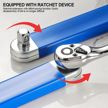Load image into Gallery viewer, Multifunctional Car Offset Extension Wrench with 4 Adapters Dual-purpose Impact Socket Ratchet Wrench Spanner Automotive Hand Tool
