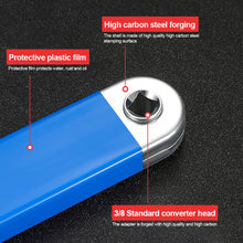 Load image into Gallery viewer, Multifunctional Car Offset Extension Wrench with 4 Adapters Dual-purpose Impact Socket Ratchet Wrench Spanner Automotive Hand Tool
