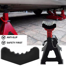 Load image into Gallery viewer, Universal 2Pcs Car Rubber Slotted Lift Jack Stand Pad Floor Adapter Pads Lifting Frame Safety Tools Grip Pinch Repair Tools
