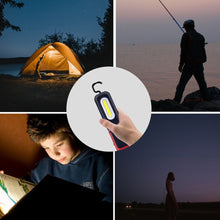 Load image into Gallery viewer, Portable USB Rechargeable COB Work Light Car Detailing Inspection Light Magnetic LED Flashlight Hanging Lamp Camping Torch
