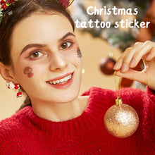 Load image into Gallery viewer, Christmas Tattoo Stickers Children's Stickers Party Activities Face Stickers Festival Party Decoration Stickers Face Stickers
