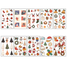 Load image into Gallery viewer, Christmas Tattoo Stickers Children's Stickers Party Activities Face Stickers Festival Party Decoration Stickers Face Stickers
