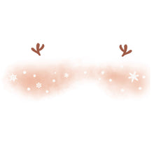 Load image into Gallery viewer, Christmas Children's Tattoo Stickers Cartoon Cute Snowflake Deer Inspiration Creative Makeup Face Stickers Party Props
