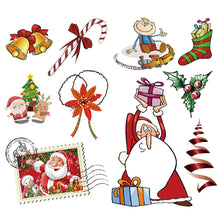 Load image into Gallery viewer, Christmas Tattoo Stickers, Fun Facial Stickers Children's Cartoon Tattoo Stickers Romantic Christmas Tattoo Stickers
