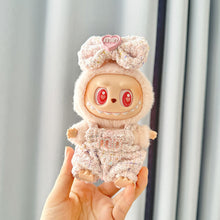 Load image into Gallery viewer, Doll Clothes Outfit Accessories For Labubu V2 V1 Plush Idol Doll's Clothing Pink Backpack Pant Girl Gift
