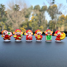 Load image into Gallery viewer, Car Rearview Mirror Decoration Center Console Resin Doll Ornament Small Cute Interior Accessories Bicycle Auto Ornament
