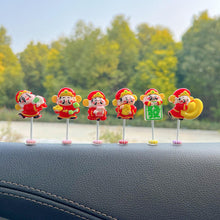 Load image into Gallery viewer, Car Rearview Mirror Decoration Center Console Resin Doll Ornament Small Cute Interior Accessories Bicycle Auto Ornament

