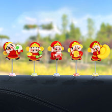 Load image into Gallery viewer, Car Rearview Mirror Decoration Center Console Resin Doll Ornament Small Cute Interior Accessories Bicycle Auto Ornament
