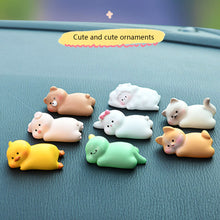 Load image into Gallery viewer, Car Dashboard Ornaments Gifts Car Center Console Decoration Lovely Sleeping Animals Bear Pig Rabbit Duck Auto Interior Accessories
