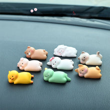 Load image into Gallery viewer, Car Dashboard Ornaments Gifts Car Center Console Decoration Lovely Sleeping Animals Bear Pig Rabbit Duck Auto Interior Accessories
