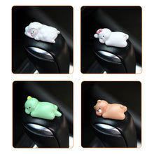 Load image into Gallery viewer, Car Dashboard Ornaments Gifts Car Center Console Decoration Lovely Sleeping Animals Bear Pig Rabbit Duck Auto Interior Accessories
