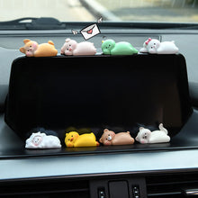 Load image into Gallery viewer, Car Dashboard Ornaments Gifts Car Center Console Decoration Lovely Sleeping Animals Bear Pig Rabbit Duck Auto Interior Accessories
