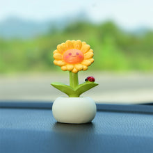 Load image into Gallery viewer, Beautiful Flowers For Car Dashboard Ornaments Gifts Car Center Console Decoration Sunflower Cactus Auto Interior Accessories
