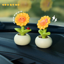 Load image into Gallery viewer, Beautiful Flowers For Car Dashboard Ornaments Gifts Car Center Console Decoration Sunflower Cactus Auto Interior Accessories
