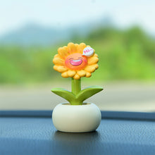 Load image into Gallery viewer, Beautiful Flowers For Car Dashboard Ornaments Gifts Car Center Console Decoration Sunflower Cactus Auto Interior Accessories
