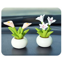 Load image into Gallery viewer, Beautiful Flowers For Car Dashboard Ornaments Gifts Car Center Console Decoration Sunflower Cactus Auto Interior Accessories
