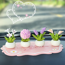 Load image into Gallery viewer, Beautiful Flowers For Car Dashboard Ornaments Gifts Car Center Console Decoration Sunflower Cactus Auto Interior Accessories
