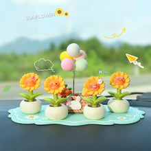 Load image into Gallery viewer, Beautiful Flowers For Car Dashboard Ornaments Gifts Car Center Console Decoration Sunflower Cactus Auto Interior Accessories
