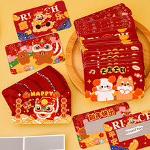Load image into Gallery viewer, 2025 New Year Reward Scratch Card Film Coated Stickers Scratch Off Labels Snake Year DIY Children's Redemption Vouchers
