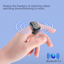 Load image into Gallery viewer, 7 Buttons Fingertip Blutooth Remote Control Scrolling Finger Mobile Phone Video Control Selfie Stick Automatic Page Camera Controller
