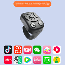 Load image into Gallery viewer, 7 Buttons Fingertip Blutooth Remote Control Scrolling Finger Mobile Phone Video Control Selfie Stick Automatic Page Camera Controller

