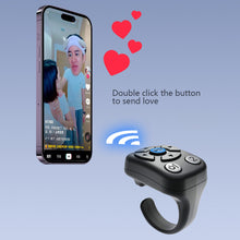 Load image into Gallery viewer, 7 Buttons Fingertip Blutooth Remote Control Scrolling Finger Mobile Phone Video Control Selfie Stick Automatic Page Camera Controller

