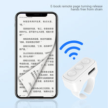 Load image into Gallery viewer, Wireless Scrolling Ring Remote Control Camera Shutter Seamless Video Record Controller Connectivity Controller For Phone Camera
