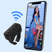 Load image into Gallery viewer, Wireless Scrolling Ring Remote Control Camera Shutter Seamless Video Record Controller Connectivity Controller For Phone Camera
