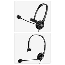 Load image into Gallery viewer, Call Center Headphone USB Wired Business Headset With 3.5mm Mic Volume Control Mute Cancelling Telephone Operator
