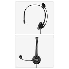 Load image into Gallery viewer, Call Center Headphone USB Wired Business Headset With 3.5mm Mic Volume Control Mute Cancelling Telephone Operator
