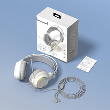 Load image into Gallery viewer, Headphones 3.5mm Wired Gaming Bass Headset Earphones Music For Computer Game PC Chat computer With Microphone LED RGB Light
