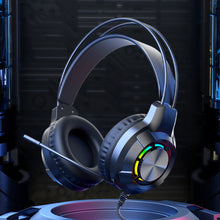 Load image into Gallery viewer, Headphones 3.5mm Wired Gaming Bass Headset Earphones Music For Computer Game PC Chat computer With Microphone LED RGB Light
