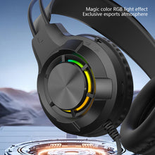Load image into Gallery viewer, Headphones 3.5mm Wired Gaming Bass Headset Earphones Music For Computer Game PC Chat computer With Microphone LED RGB Light
