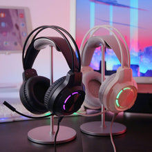Load image into Gallery viewer, Headphones 3.5mm Wired Gaming Bass Headset Earphones Music For Computer Game PC Chat computer With Microphone LED RGB Light
