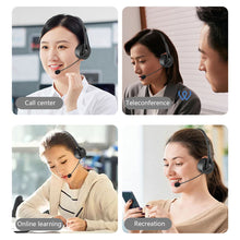 Load image into Gallery viewer, BT V5.3 Headset HiFi Headphones Head-mounted With Mic Wireless Truck Driver Hands-free Call Headset for Call Center Office
