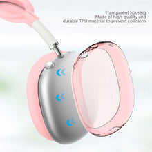 Load image into Gallery viewer, 2/4pcs Silicone Case Shockproof Ear Pad Ear Cups Headband TPU Clear Cover Ear Cushion Ear Muff Protector for AirPods Max
