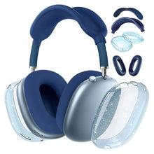 Load image into Gallery viewer, 2/4pcs Glitter Sparkle Protective Case Shockproof Ear Pad Clear Ear Cups Headband TPU Earphone Case Cover For Airpods Max Earphone
