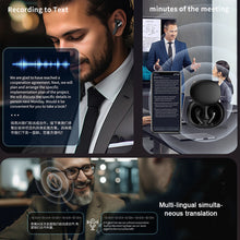 Load image into Gallery viewer, AI Intelligent Translation Bluetooth Headset OWS Hanging Ear Super Long Endurance Sports Headset With Power Display
