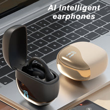 Load image into Gallery viewer, AI Intelligent Translation Bluetooth Headset OWS Hanging Ear Super Long Endurance Sports Headset With Power Display
