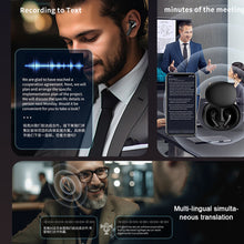 Load image into Gallery viewer, AI Translation Bluetooth Headset With Color Touch Display Screen Wireless In-Ear Stereo ANC Noise-Cancelling Sports Business Earphone
